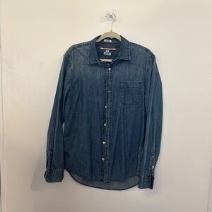 Men's Blue Denim Shirt